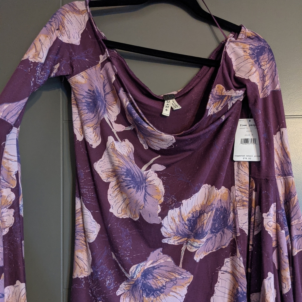 Off the shoulder shirt from free people size M